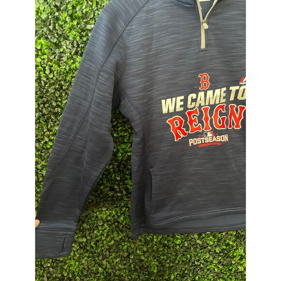 2016 Boston Majestic Postseason we came to Reign Pullover Women’s Size M - Picture 4 of 6